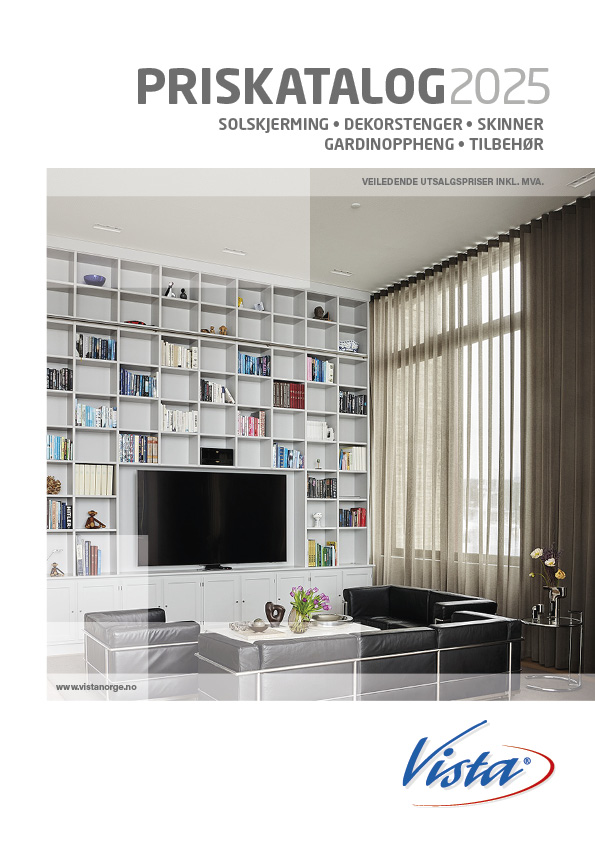 Vista prisliste standardvarer 2025